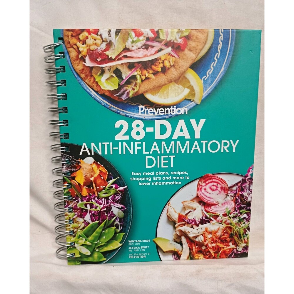 Prevention 28-Day Anti-Inflammatory Diet Cookbook Spiralbound (Hearst)